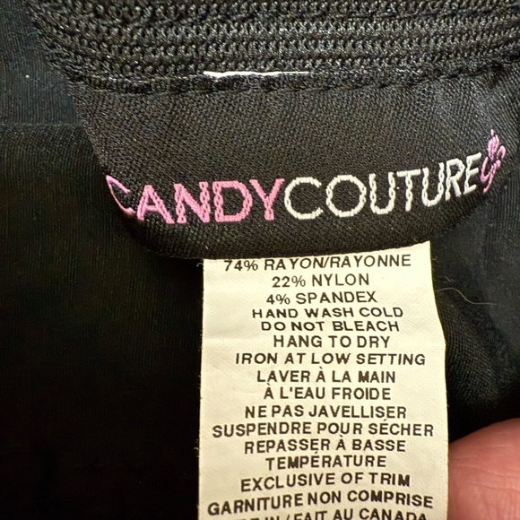 Black Ruched mini Skirt - Picture 3 of 3